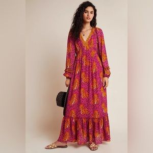 Farm Rio cheetah print dress LP